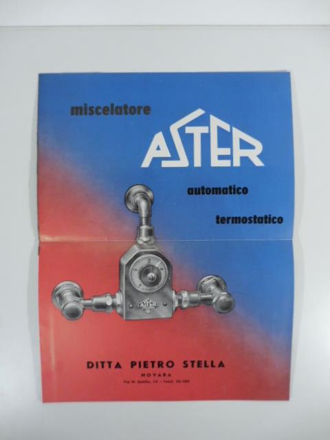 Miscelatore Aster automatico, termostatico. Ditta Pietro Stella - copertina