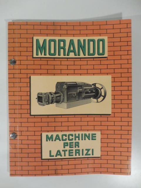 Morando. Macchine per laterizi, Asti. Catalogo - copertina