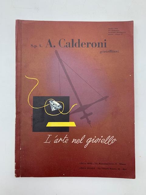 A. Calderoni gioiellieri. L'arte del gioiello (Catalogo n. 41 valevole per il biennio 1956-1957) - copertina