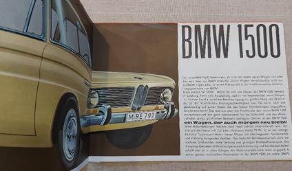 BMW 1500 (Brochure pubblicitaria) - copertina