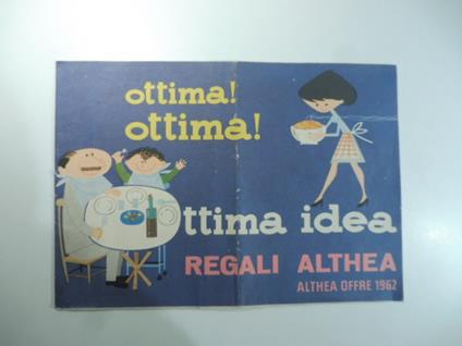 Ottima idea! Regali Althea. Catalogo premi 1962 - copertina