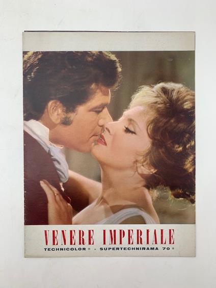 Venere imperiale con Gina Lollobrigida, Stephen Boyd. Regia di Jean Dellanoy (pieghevole promozionale) - copertina