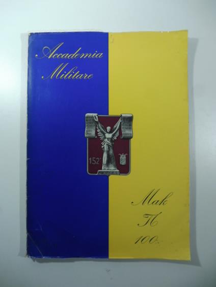 Accademia militare 152 corso. Mak pigreco 100 - copertina