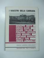 I maestri della Carrara. Fiotti, Scuri, Tallone, Loverini, Brignoli, Barbieri, Funi, Longaretti