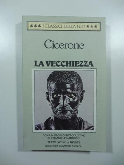 La vecchiezza - M. Tullio Cicerone - copertina