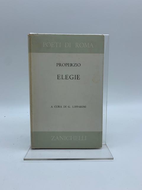 Elegie - Sesto Properzio - copertina