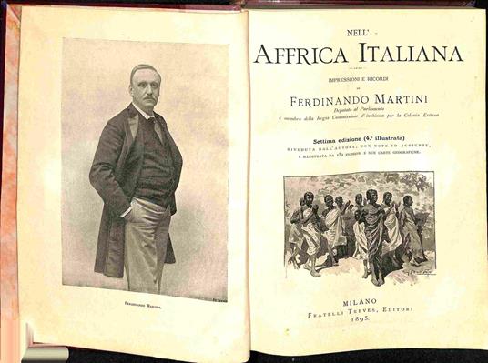 Nell'Africa italiana. Impressioni e ricordi di Ferdinando Martini - Ferdinando Martini - copertina