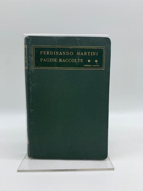 Ferdinando Martini. Pagine raccolte - Ferdinando Martini - copertina