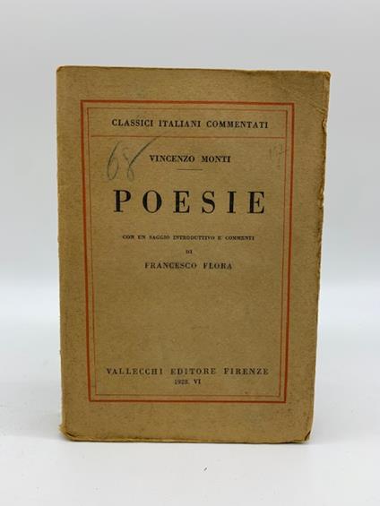 Poesie - Vincenzo Monti - copertina