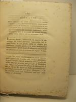 Estratto della Memoria del socio corrispondente signor Filippo Cassola aiutante di chimica nella Regia universita' di Napoli su la costruzione di due apparecchi per le distillazioni gasose e per la saturazione de' principii aeriformi modificando il t