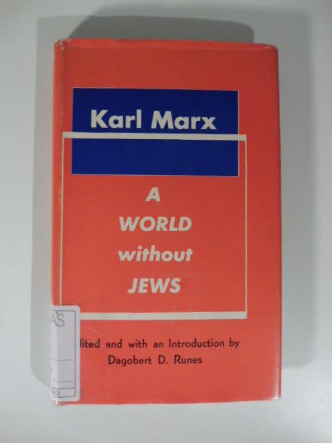 A world vithout jews - Karl Marx - copertina