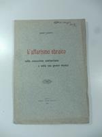 L' affarismo ebraico nella concezione sambartiana e nella sua genesi storica