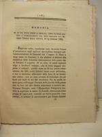 Memoria su di una nuova specie di angelica letta al Reale Istituto d'Incoraggiamento..