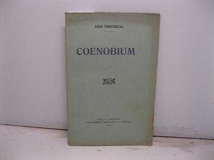 Coenobium - Dino Provenzal - copertina