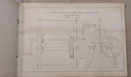 Societa' italiana per le strade ferrate meridionali. Meccanismi di sollevamento. Ancona, novembre 1894 - copertina