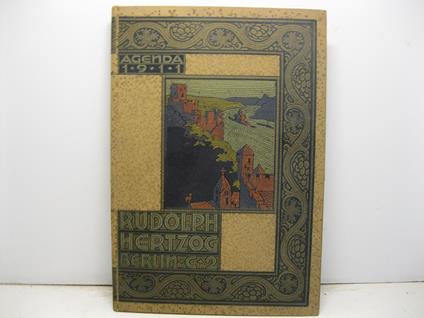 Rudolph Hertzog. Breitestr. Berlin C2. Bruderstr. Agenda 1911 - copertina