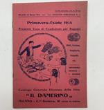 Primavera-estate 1914. Premiata Casa di confezioni per ragazzi. Catalogo generale illustrato della ditta Il Damerino