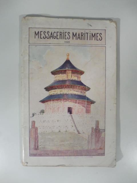 Messageries maritimes. Services Contractuels and Cargo Services. French mail Steamers and Cargo Steamers - copertina