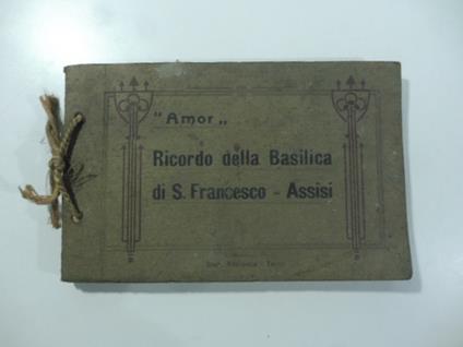 Ricordo della Basilica di S. Francesco - Assisi - copertina