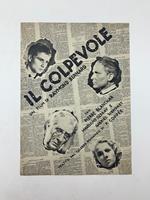 Il colpevole. Un film di Raymond Bernard (pieghevole promozionale)