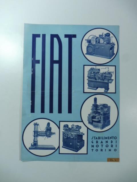 Fiat. Stabilimento grandi motori. Torino. Dentatrice strozzatrice DS - 2 - copertina