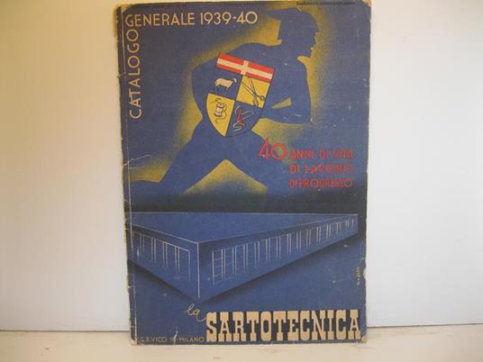 Soc. An. La sartotecnica. Listino prezzi del catalogo generale, n. 67 - copertina