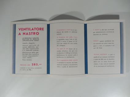 AEG ventilatore a nastro senza pale, senza gabbia, senza pericolo. Pieghevole pubblicitario - copertina