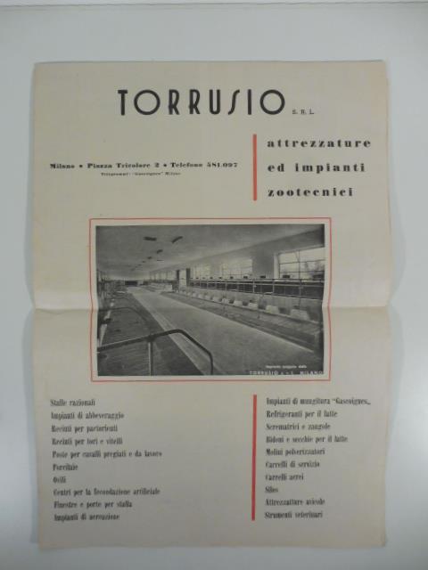 Torrusio s.r.l. Attrezzature ed impianti zootecnici - copertina