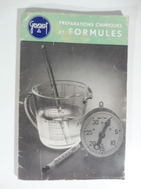 Gevaert. Preparations chimiques et formules - copertina