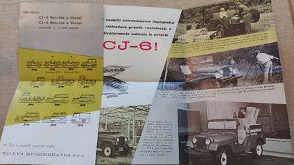 Jeep Universal modello CJ-6 (pieghevole pubblicitario) - copertina