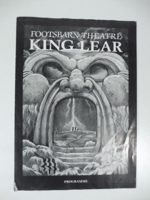 Footsbarn theatre King Lear. Programme - copertina