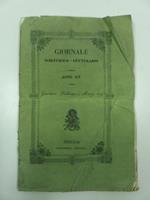 Giornale scientifico-letterario di Perugia. Anno XV. Gennaio, febbraio e marzo 1847