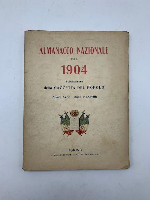 Almanacco Nazionale per il 1904. Pubblicazione della Gazzetta del Popolo - copertina