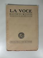 La Voce, anno VI, num. 5, 13 marzo 1914