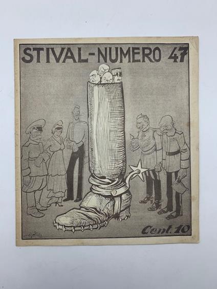 Numero. Settimanale umoristico illustrato, anno II, n. 47 - copertina