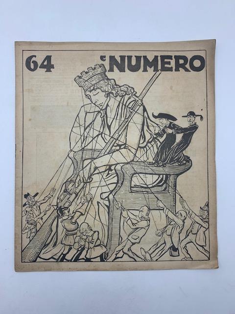 Numero. Settimanale umoristico illustrato, anno III, n. 64 - copertina