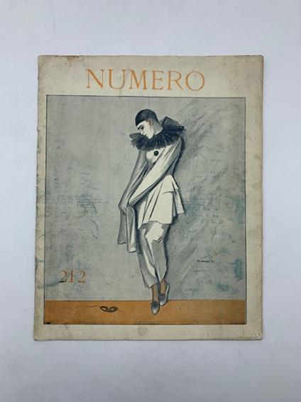 Numero. Mensile umoristico illustrato. anno VI, n. 212 - copertina