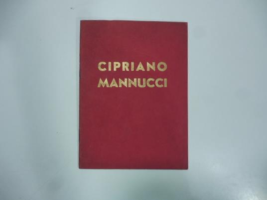 Cipriano Mannucci - copertina