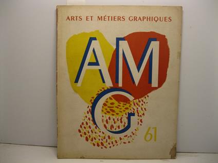 Arts et metiers graphiques 61 - copertina