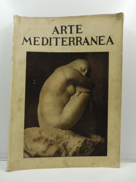 Arte mediterranea. Rivista bimestrale, gennaio-aprile 1941 - copertina