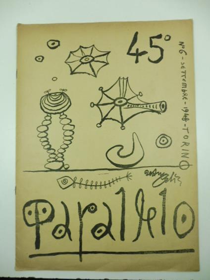 45o parallelo, n. 6, settembre 1948, Torino - copertina