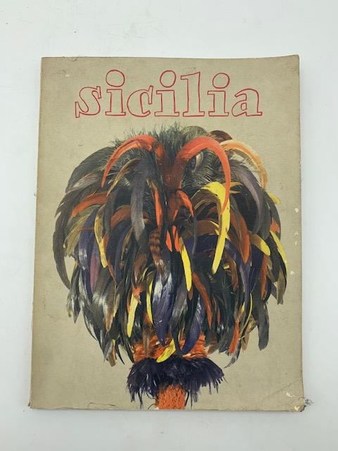 Sicilia. Rivista trimestrale dell'Assessorato Turismo e Spettacolo. Numero 15, settembre 1956 - copertina