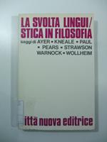 La svolta linguistica in filosofia