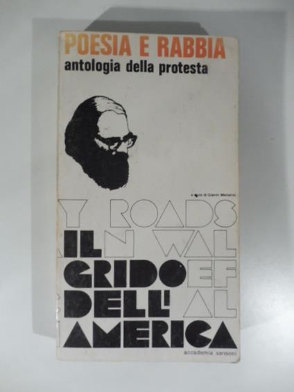 Poesia e rabbia. Antologia della protesta a cura di Gianni Menarini - copertina