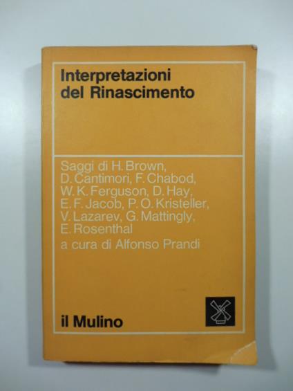 Interpretazioni del Rinascimento - copertina