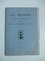 S.S.I. Notiziario. Atti e Notizie della Societa' speleologica italiana, n. 6, novembre 1974