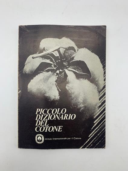 Piccolo dizionario del cotone - copertina