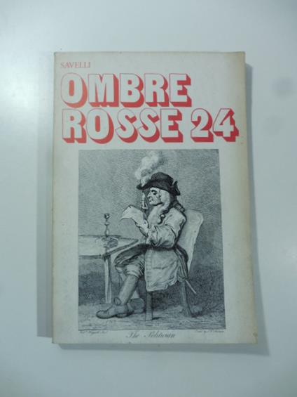 Ombre rosse 24. Nuova rivista bimestrale marzo 1978 - copertina