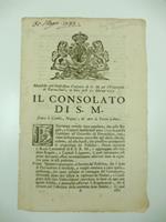 MANIFESTO DELL'ILLUSTRISSIMO CONSOLATO DI S. M. PER L'UNIVERSITA' DE' PARRUCCHIERI in data delli 31 marzo 1733. Il Consolato di S. M. ... ai capitoli stabiliti l'anno 1705... s'aggiungono alle suddette regole e capitoli li seguenti..