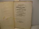 Traduzione della orazione latina in lode del B. Gregorio Barbarigo recitata nella chiesa del seminario di Padova nel di' che per la prima volta solennemente vi fu collocato ed esposto il suo cuore col testo originale riveduto ed arricchito dall'autor